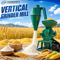 Machine à moudre le maïs, le riz et le blé multifonctionnelle verticale pour l'industrie de la production de farine et de transformation des céréales