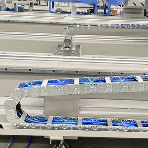 เครื่องเลื่อยตัดมุมแนวตั้งแบบแม่นยำ 45/90/135 องศา ควบคุมด้วยระบบ CNC PLC สำหรับงานอุตสาหกรรม โครงอะลูมิเนียม รองรับการตัดวัสดุ PVC - Product Image 5