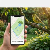 Émetteur GPS ultra-léger 2,2 g pour traqueur GPS aviaire avec support de fixation sur patte pour observateurs de la faune et groupes de terrain