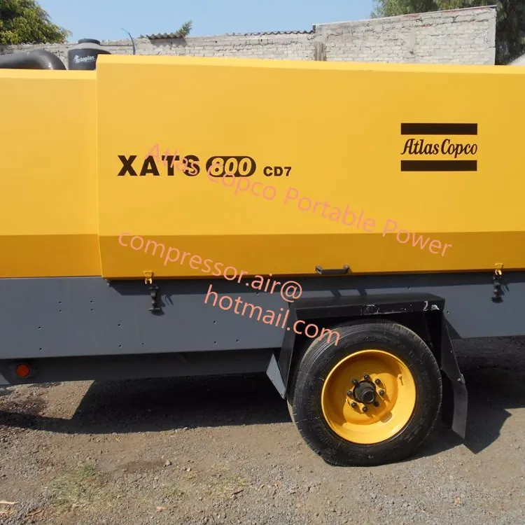 Modell XATS800 Cd Atlas Copco Tragbare Luft Kompressor