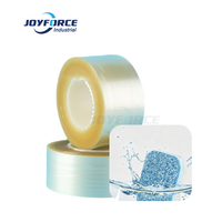 Film Kapsul Cetak Larut Air PVA (Polyvinyl Alcohol) Joyforce Soft, Pelarutan Multi-Suhu, Ukuran Kustom, Logo OEM