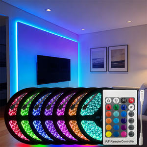 <span class=keywords><strong>Ruban</strong></span> <span class=keywords><strong>LED</strong></span> USB 5V RGB, éclairage décoratif pour gamer, contrôlable à distance/Wi-Fi, IP20, en cuivre - Product Image 6