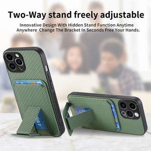 Funda de cuero de lujo para teléfono móvil para <span class=keywords><strong>iPhone</strong></span> 16 <span class=keywords><strong>Pro</strong></span> <span class=keywords><strong>Max</strong></span> 17 Air 15 14 13 Soporte simple Soporte multiángulo <span class=keywords><strong>Características</strong></span> de protección - Product Image 2
