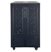 Boîtier de serveur tour en stock d'usine, boîtier PC gaming, nouveau design, format ATX, prend en charge 2 alimentations ATX avec roulettes