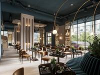 Canapé de restaurant de luxe personnalisable, forme ronde, table et chaise de restaurant italien pour mobilier de café