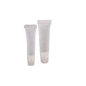 Hot Selling 10ml Transparent Lip Balm Packaging <b>Bottle</b> 15ml Lipgloss <b>Squeeze</b> Tubes - Product Image 1