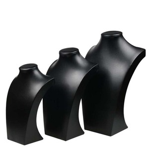Busto expositor de cuerda de cáñamo, exhibición de joyería, collar, colgantes, maniquí, busto, soporte - Product Image 1