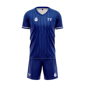 Camiseta <span class=keywords><strong>de</strong></span> fútbol personalizada TF, kit <span class=keywords><strong>de</strong></span> fútbol, camiseta <span class=keywords><strong>de</strong></span> fútbol <span class=keywords><strong>de</strong></span> secado rápido, conjunto <span class=keywords><strong>de</strong></span> uniformes <span class=keywords><strong>de</strong></span> fútbol, camiseta <span class=keywords><strong>de</strong></span> fútbol <span class=keywords><strong>azul</strong></span> sublimada - Product Image 3