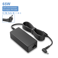 Charger Laptop 65W 19V 3.42A DC 3.0*1.1mm Pengganti Power Supply untuk Charger Laptop Acer Desktop