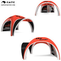 Tente de réception gonflable imperméable CATC |   Tente publicitaire extérieure avec logo personnalisé pour les promotions commerciales et les événements publics