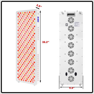 IDEATHERAPY <span class=keywords><strong>Best</strong></span>-seller Panneau de luminothérapie <span class=keywords><strong>LED</strong></span> à 7 longueurs d'onde pour usage domestique de taille moyenne, luminothérapie infrarouge, luminothérapie rouge - Product Image 2