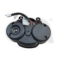 Pengganti Speedometer gerakan besi sepeda motor TVS HLX125 harga grosir baru untuk pasar Amerika Selatan cangkang hitam atas