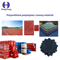 Piste de course MDI HongCheng, légèrement jaune/inecolorée, en caoutchouc entièrement plastique, prépolymère de polyuréthane, pureté 99,9 %, non toxique, de bonne qualité