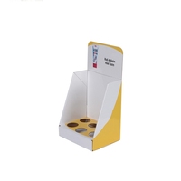 Présentoir de comptoir en carton avec impression de logo pour papeterie et baume