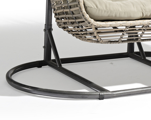 Uland venta al por mayor de muebles de jardín al aire libre sillas colgantes Swing <span class=keywords><strong>doble</strong></span> con <span class=keywords><strong>colgante</strong></span> de mimbre <span class=keywords><strong>Silla</strong></span> de huevo - Product Image 6