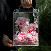 Caja de Regalo con Rosa Eterna, para el Festival de Tanabata, Día de la Madre, Temporada de Graduación, para Enviar a la Novia, Maestra, Eventos, Regalo