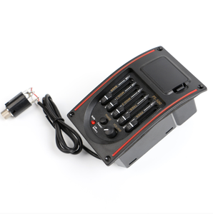 Pastilla para Guitarra Acústica EQPS-500, 5 Bandas, Conector Musical, Afinador de Guitarra - Product Image 1