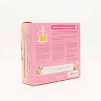 Savon pour fenêtre découpé au détail emballage de jouet personnalisé boîte cadeau présentoir biodégradable avec fenêtre transparente