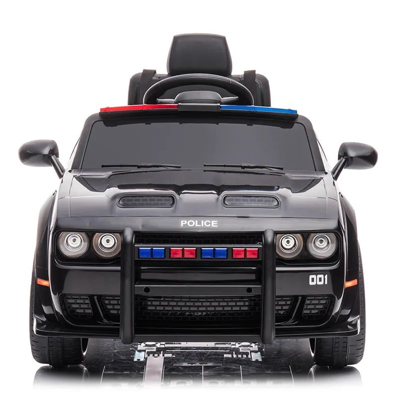 Voiture Pour Enfants Dodge Challenger License 12V 390*2 Children's Police Ride On Car
