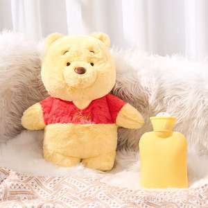 All'ingrosso cuscinetto riscaldante giocattolo con angelo lavorato a maglia bambola di peluche rimovibile farcito pet mano mano angelo acqua calda borsa - Product Image 4