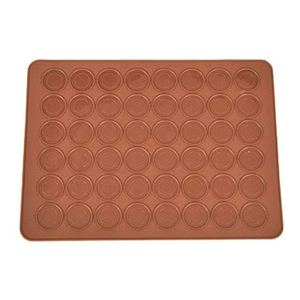 Moule en <span class=keywords><strong>silicone</strong></span> résistant aux hautes températures, moule à gâteau et chocolat, <span class=keywords><strong>feuille</strong></span> de cuisson pour <span class=keywords><strong>Macaron</strong></span>, 48 trous - Product Image 2