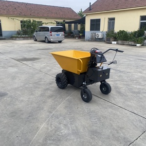 Mini-transporteur-benne autochargeant homologué CE pour jardin, avec élévateur - Product Image 4