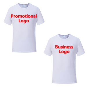 Sublimation t Shirts Business Advertising Promotional Custom Work Shirt with logo 100%Polyester Sublimations Blank Mens t Shirts