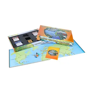 Custom Factory Prijs Desktop Board Game Fabrikant Custom Vroege Onderwijs Speelgoed Games Reizen Verkennen Bordspel Voor Kinderen