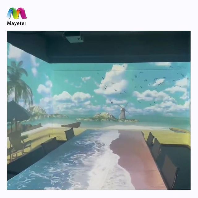 3D Holographic Projection System Immersive Ktv bar Party Cinema Room Table Restaurant Interactive Projector Games