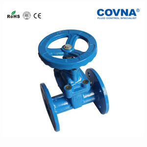 Vanne à boisseau sphérique en fonte industrielle, joint dur durable, tige montante manuelle, tige non montante, résistante aux hautes températures pour embouchure à bride - Product Image 3