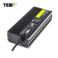 Chargeur de batterie au Lithium 360W étanche 14.6V 20 AMP 12v-20a-24v-12a pour gerbeur/chariot élévateur/chargeur de voiture de tourisme