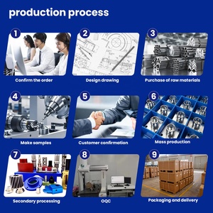 金属プラスチック製アルミ合金CNC加工部品小型バッチ注文CNC部品 - Product Image 6