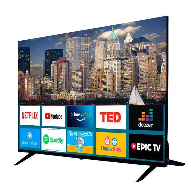 43 Inch TV 24 32 50 55 43 Inch Black Hotel Flat Screen Android Smart TV