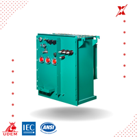 Subestación montada en almohadilla en forma de bobina personalizable para transformadores para edificios de oficinas comerciales residenciales de gran altura 120V 36V