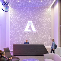 Panneaux de plafond perforés en aluminium Plafond métallique