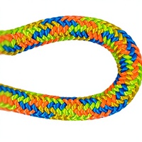 Corde tressée personnalisable pour arboriculteur, couleur jaune vif, haute résistance, 24 brins PA, corde statique d'escalade, diamètre 11,8 mm, pour tirage d'arbres