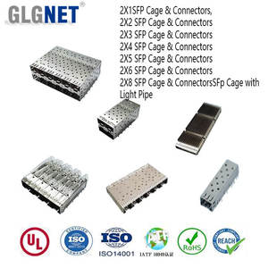 Connecteur de cage SFP à bas prix, transformateur d'alimentation, prise SFP avec cage, double couche 2x2, connecteur de fibre optique à 4 ports - Product Image 6