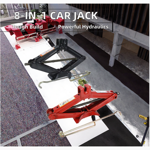 <strong>Wholesale</strong> 8 1 Steel Hydraulic Automotive Scissor <strong>Jack</strong> Multi-Functional <strong>Car</strong> Repair Tool 0.8T-3T <strong>Jacks</strong> Air Pump 12 Months Warranty - Product Image 2