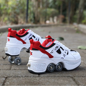 Patines de Ruedas Retráctiles Deformables para Niños, Patines de Ruedas para Adultos y Niños Que se Fijan a los Zapatos, Venta al por Mayor - Product Image 4