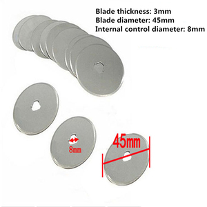 Juego de cortadores de rodillos de 45mm, papel tapiz de tela de cuero, cortador redondo, cortador de Rueda de corte de encimera de retales, <span class=keywords><strong>cuchillo</strong></span> redondo - Product Image 4