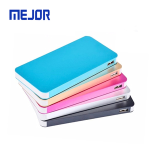 Batteries externes M6 de style populaire 10000 mAh – Chargeur portable, pack batterie de voyage premium, cadeau USB - Product Image 1