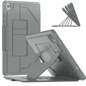 Verstellbarer Ständer Design Magnetische Smart Flip Business Tablet Hülle für Samsung Tab A9 Plus 11 Zoll X210 X215 PU Lederbezug