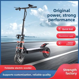 Patinete Eléctrico Plegable de Aluminio con Motor de 1000W, Neumáticos de 11 Pulgadas, Batería de Litio y Suspensión Completa S7-3H-10 - Product Image 2