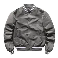 LAYENNE Nouvelle veste bomber brodée de haute qualité, tendance streetwear, hiver, col baseball personnalisé pour homme
