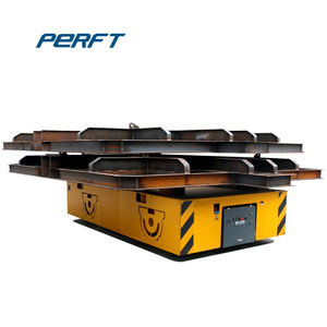 Carrello di Trasferimento Senza Binari a Batteria per Carichi Pesanti <span class=keywords><strong>con</strong></span> Sterzo a 4 Ruote e Telecomando - Product Image 2