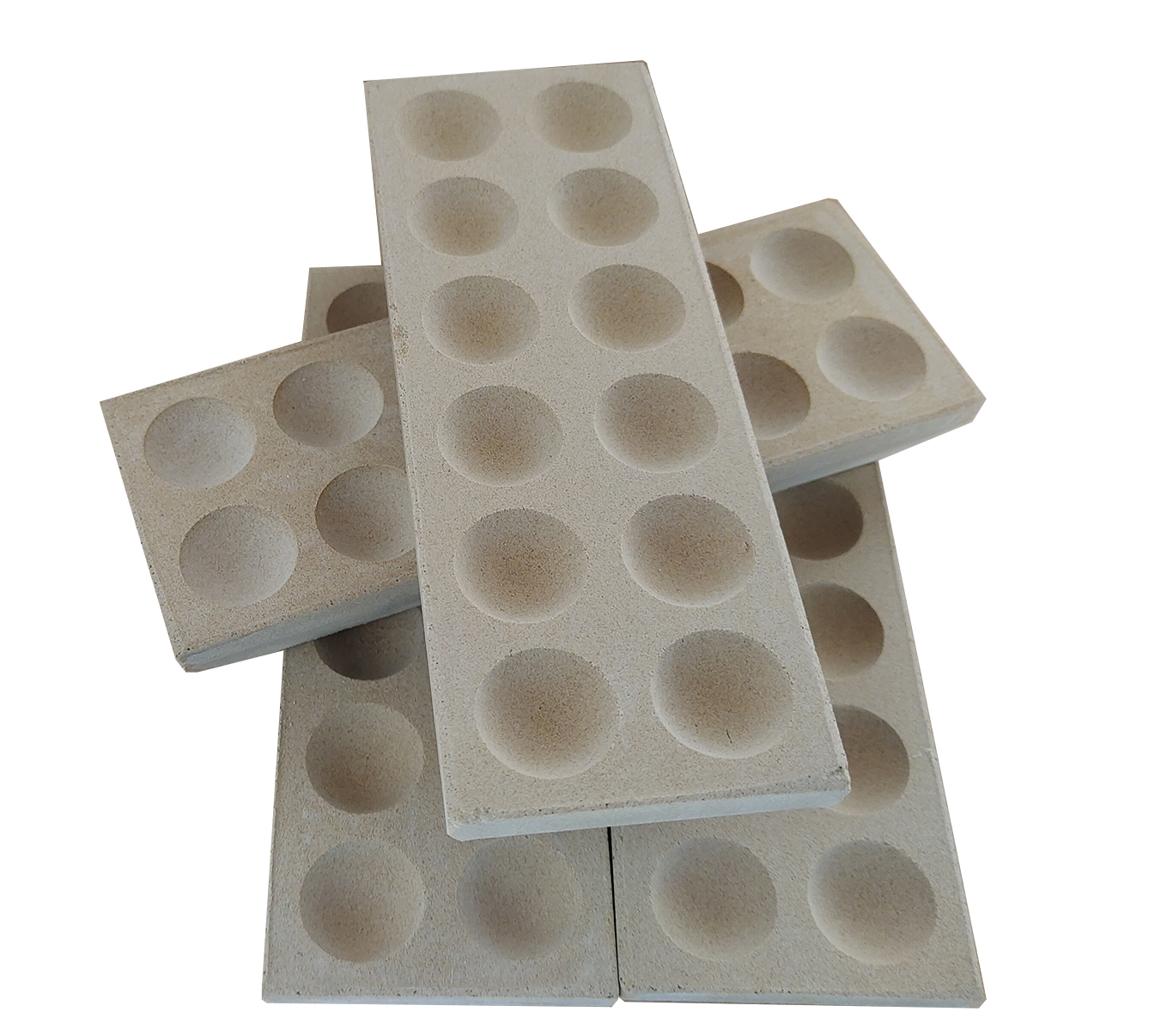 Refractory Fire Assay Magnisia Bullion Block/Cupel block 4HB/6HB/12HB/24HBL/32HB