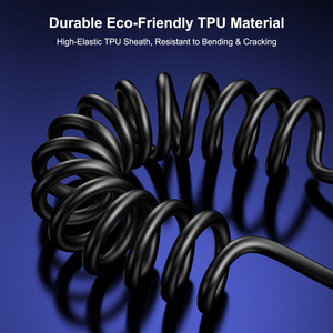 Slim Retractable Coiled <strong>HDMI</strong> 2.1 <strong>Wire</strong> 8K 60Hz High Speed HD Connection Cable for Laptop PS5 Xbox TV Projector - Product Image 2