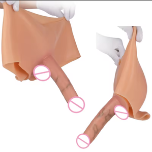 Nieuwe Collectie Sxxy Dames Draagbare Dildo 'S Siliconen Broek Volwassen Seksspeeltjes Solide Dildo 'S Lesbische Seksspeeltje - Product Image 6