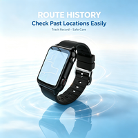 Montre connectée GS20 4G pour personnes âgées, appel vidéo bidirectionnel, GPS, LBS, détection de chute, suivi de la santé, bracelet intelligent pour personnes âgées