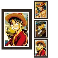 Personnaliser le poster 3D Anime avec cadre en plastique Hot Sell MDF encadré lenticulaire Motion 3D Picture pour décoration murale